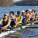 In its first home race of the season, the Yale heavyweight crew swept Dartmouth to retain the Olympic Axe for the 10th year in a row.