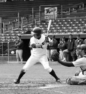 A Bulldog varsity baseball player bats at Yale Field versus Penn during the 2003 season. The formerly Berkshire Black Bears will step up to the very same plate and call Yale Field their home this summer. Although the Elm City has lost the New Haven Ravens, the bears will help keep AA Baseball a summertime tradition for New Haven sports fans.