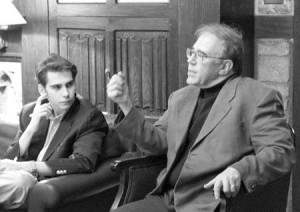 Political science professor Jim Sleeper ’69 speaks at a panel discussion in Branford College on the values of a republic. Voicing his disappointment at the current polarization of politics, Sleeper called upon students to develop leadership skills. The talk was co-hosted by The Politic and the Political Science Department.