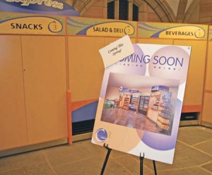 The ‘C-3 Express’ modular convenience store will open in the lobby of Payne Whitney Gymnasium on Monday afternoon.