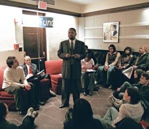 Candidates in the Ward 22 race for alderman staged a public debate in the Morse Common Room yesterday, discussing topics ranging from family values to crime rates.
