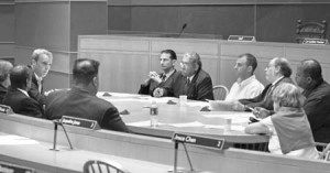 Members of the aldermanic Public Safety Committee debate how to best increase safety at the city’s public schools. On Wednesday, they approved a grant to upgrade the security system at Hillhouse High School.