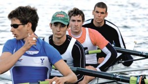 Members of Yale’s lightweight crew team practice on the river. As larger state schools become more competitive in the sport, the University teams must fight to hold onto their historic dominance in both the mens’ and womens’ rowing programs.