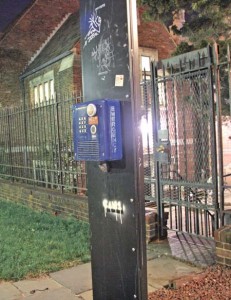 As part of a new emergency notification system launching later this week, video cameras will soon be attached to Blue Phones across the campus.