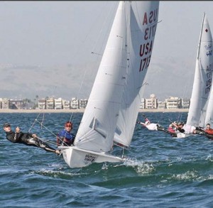 Stu McNay ’05 and teammate Graham Biehl sail two weeks ago at the U.S. Olympic Trials in Long Beach, Calif. The duo will sail in the 2008 Games.