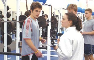 Varsity athlete Alex Guzinski ’09 trains at Payne Whitney Gymnasium in 2006. Non-varsity athletes said they had trouble receiving medical care.
