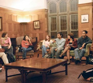Science majors discuss whether the addition of two new colleges would benefit the Science Hill area.