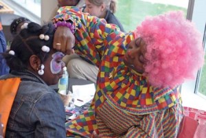 During Diabetes Awareness Day, organizers combine informational booths with child-friendly entertainment.