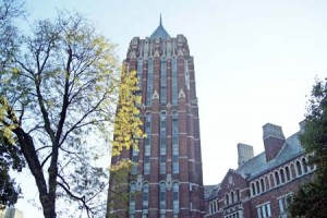 Never renovated, the Hall of Graduate Studies holds classrooms and graduate student rooms. Fewer graduate students are living on campus than ever before.