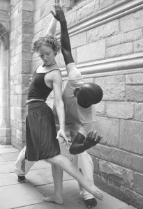 Emily Coates ’06 and Locina Coulibaly, above, will perform Wednesday at the World Performance Project.