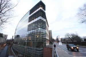 The Malone Center received a gold certification from the Leadership in Energy and Environmental Design’s Green Building Rating System, even though many of the building’s lights are left on at night.