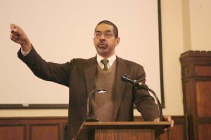 Law School professor Stephen Carter LAW ’79 argued that “the Constitution only binds the government,” not the people, at a talk Tuesday.