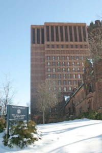 Administrators hope that if the two proposed residential colleges on Prospect Street are built, Kline Biology Tower, along with the rest of Science Hill, will feel more central to student life.