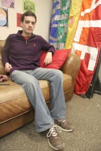 Ben Bernard ’11 will serve as one of the heads of Queer Peers when the program resumes next year.