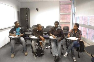 Through Yale’s DIrected Independent Language Study program, about 50 students, including the four in this Zulu class, can study rare languages not typically offered by the University.