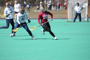 Jenn Warden ’09 scored Yale’s final goal of the first half against Columbia on Wednesday. The Elis tallied 12 scores in the first half.