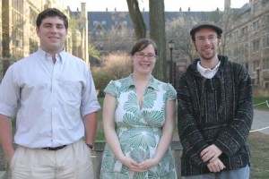 David Shapiro ’08, Lea Krivchenia ’08 and Matthew Gummess ’08 are among the 11 seniors who accepted Fulbright Scholarships this year.