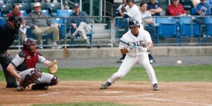 After returning from a shoulder injury, Jake Doyle ’08 has been a steady force for the Elis, collecting 29 RBIs this year.