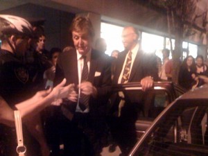Sir Paul McCartney attended a dinner at the Yale Center for British Art on Sunday with former British Prime Minister Tony Blair, University President Richard Levin and other dignitaries.