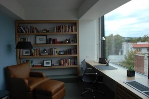 The rooms at the Study at Yale are outfitted with plush leather chairs and ample desk space — basic essentials for Ivy League clientele.