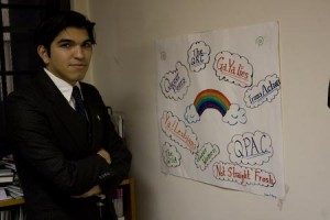 Ben Gonzalez ’09, coordinator of the LGBT co-op, believes that increased diversity of the co-op reduced the need for an organization specifically for LGBT students of color.