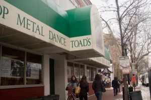 Since this past Saturday, 19- and 20-year-olds can legally patronize Toad’s dance parties thanks to a new entrance policy.