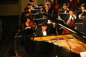 In celebration of the Chinese New Year, the Qingdao Symphony Orchestra performs Eastern and Western pieces Saturday in Woolsey Hall.