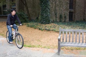 If the bike-sharing program were implemented, students would be able to pick up bikes from various locations around the Yale campus.