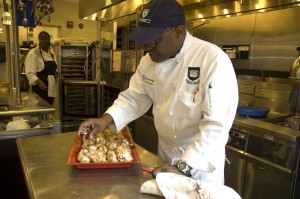 Frank Douglass Jr., who works as a chef in Trumbull’s dining hall, plans to run for Ward 2 alderman. He will challenge incumbent Ward 2 Alderwoman Gina Calder.