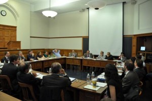 Participants at the Yale Law School’s conference discuss free speech and regulation of content on the Internet.