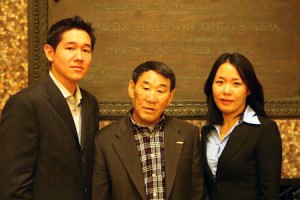 Timothy Lee (left), Yong Kim and Se-Jin Seo aim to spread word of the atrocities North Koreans face today through talks and their work with AIMS Korea.