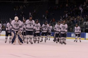 A 4-1 loss to Vermont in the East Regional of the NCAA tournament ended Yale's record-breaking season and impressive post-season run.