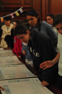 Rising juniors compete for coveted non-annex rooms in the Davenport College housing draw Monday night.