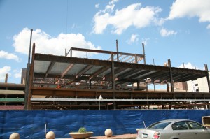 The new Gateway Community College building, designed by Perkins + Will, plans to receive LEED Gold certification.