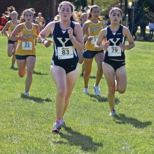 Kristin Johnson ’12 and Wendy DeWolf ’14 took 36th and 25th place, respectively, at the Quinnipiac Invitational.