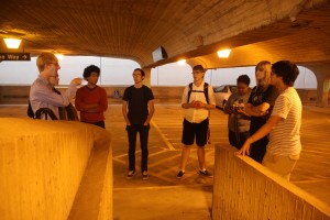 Eight students showed up to Sunday’s meeting of the Architecture Appreciation Club for Underappreciated Architecture, which was dedicated to a close look at three local parking garages.