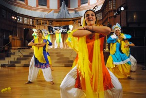 The colorful, energetic level of Roshni was organized by the South Asian Society; its organizers strove to incorporate a range of cultures in its celebration.