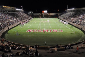 Despite the fact that the majority of Ivy League Schools – including Harvard, left – have night games, Yale has no plans in place to add lights to the Yale Bowl