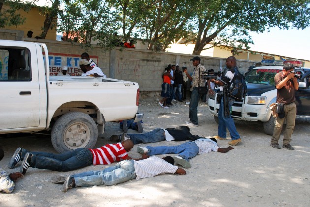 Yalies saw "shocking" violence, "screaming and shouting," near polling locations in Haiti.