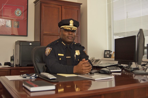 Monday was Ronnell Higgins’ first day as Yale Police Department chief.