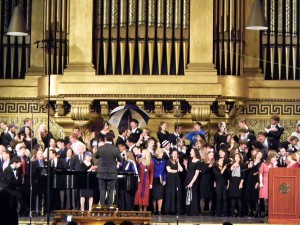 At the anniversary concert, the Glee Club premiered “City Song,” featuring lyrics composed by poet Elizabeth Alexander for the occasion.