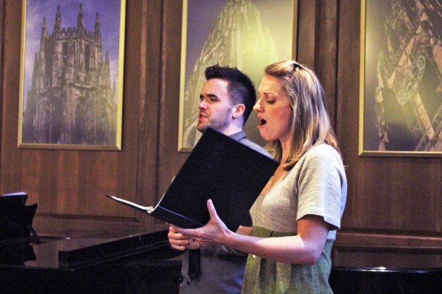 Several cast members from “Wicked” were at Yale on Thursday.