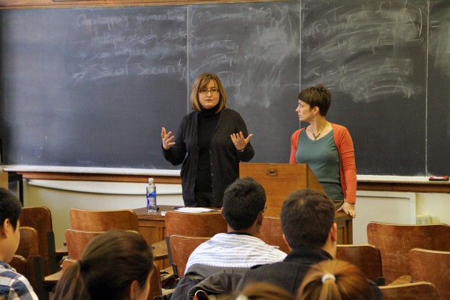 About 25 sophomores showed up at an information session Wednesday night for the new global affairs major.