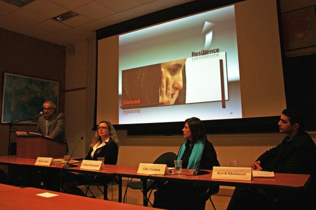 Panelists discussed the film “The Glass House” and the challenges girls and women face in Iran.