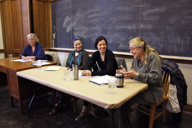 At a Thursday panel, New York farmer Annie Farrell discussed how she ended up in the food industry and the role her gender plays there.