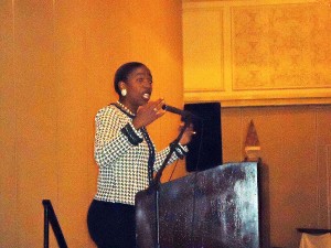 Tricia Rose ’84, a professor at Brown University, and Carla Harris, managing director of Morgan Stanley, were honored Friday.