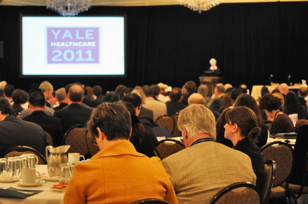 Friday’s health care conference drew professionals from the investment banking, insurance, political and medical sectors.