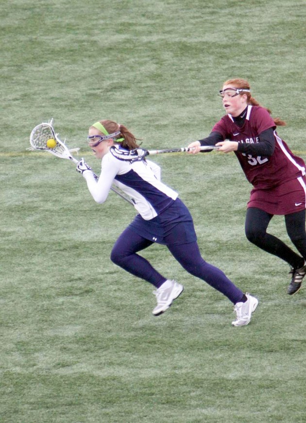 The women’s lacrosse team went 1–1 over the weekend, defeating Colgate but falling at Georgetown.