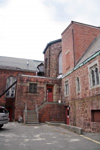 The Episcopal Church of Saint Paul and Saint James had its stained glass windows broken early Saturday morning.
