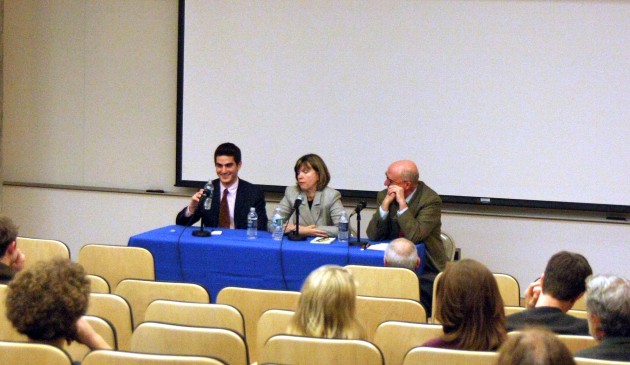 McGuigan, center, says that authenticity is the key to designing a successful building.